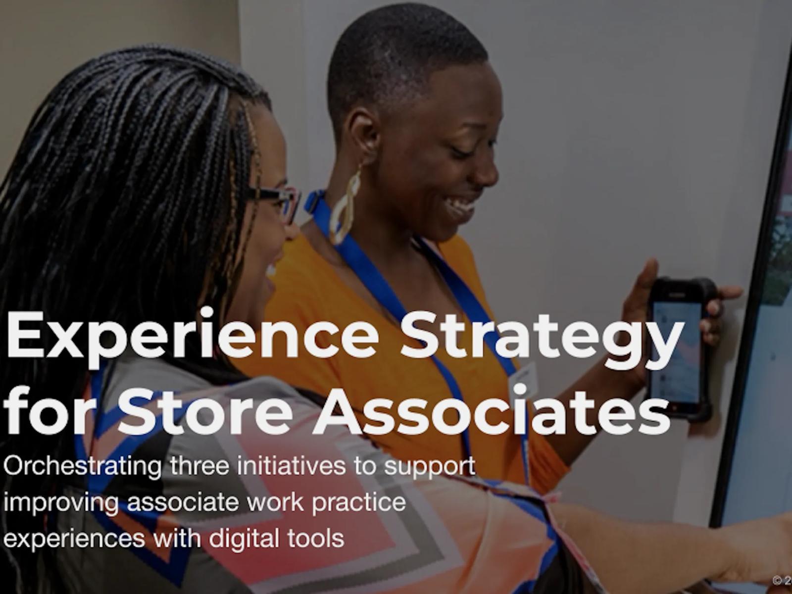 Experience Strategy for Store Associates